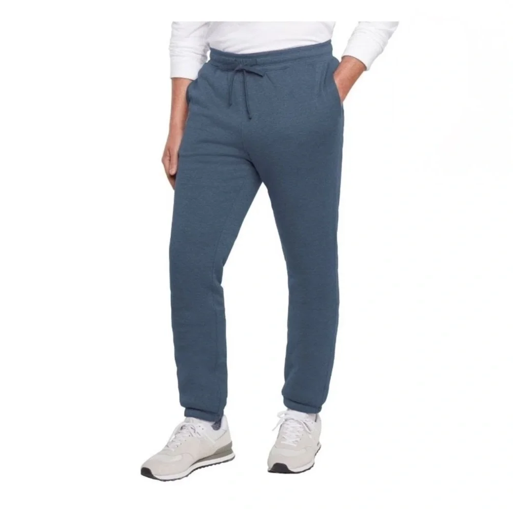 Eddie Bauer Blue Faux Shearling Lined Jogger Sweatpants XXL NWT